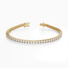 14Kt Gold Prong Set Round Brilliant 2.00-8.00 TCW Diamond Tennis Bracelet