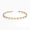 14Kt Gold Round Diamond Bezel & Link 0.75 TCW Tennis Bracelet