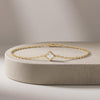 Princess Cut Diamond Bezel Solitaire Chain Link Bracelet 14K Gold