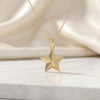 Celestial Dainty North Star 14K Solid Gold Pendant Necklace